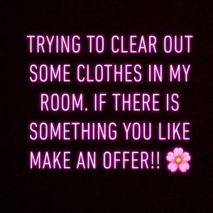 Clearing Out My Closet
